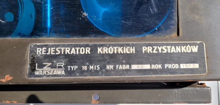 INN-116 Rejestrator krótkich przystanków 18-MIS – LZRa Warszawa 4.jpeg