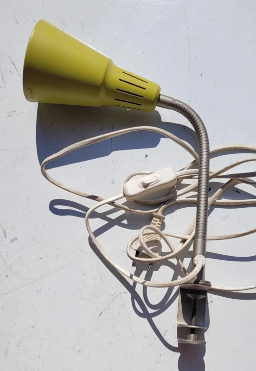 INN-188 Lampka biurkowa IKEA KVART zielona – zacisk, vintage3.jpeg
