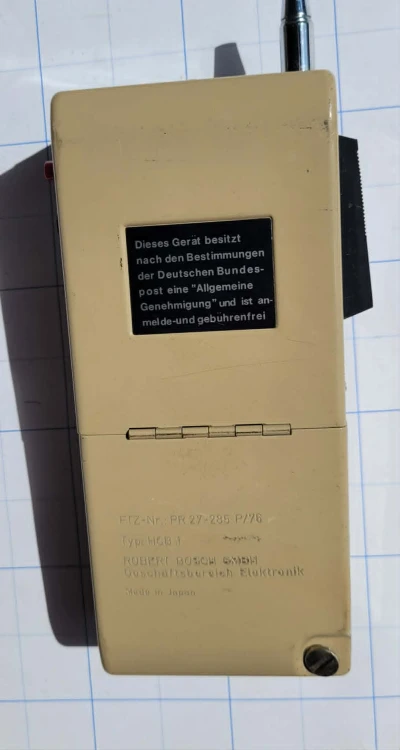 R-50 Radiotelefon Bosch Commander HCB 1 CB Radio – 3 kanały AM3.jpg