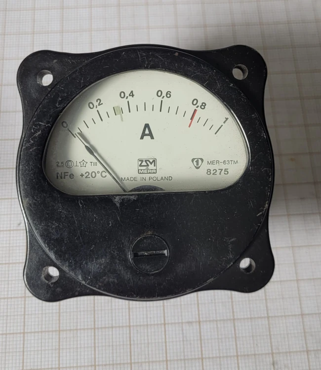 EL-118 Amperomierz MERA MER-63TM – analogowy 0–1 A DC, tablicowy.jpeg