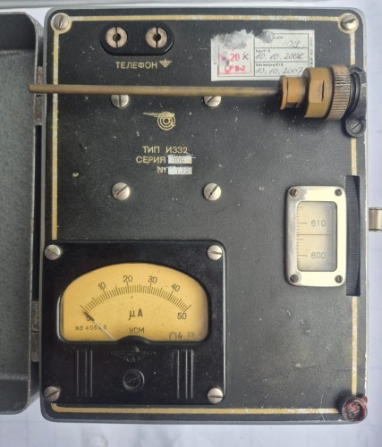 N-22 Falomierz rezonansowy I-332 – miernik częstotliwości 550–750 MHz – aparatura pomiarowa.jpeg