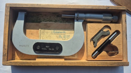 INN-268 Mikrometr zewnętrzny MMZc 75–100 mm – MPM-PZO FWP Warszawa – 1974.jpeg