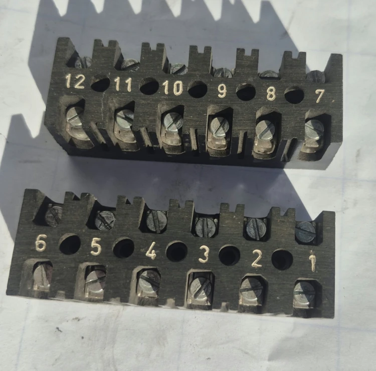 EL-163 Bakelitowe listwy zaciskowe 6-torowe – 2 szt..jpeg