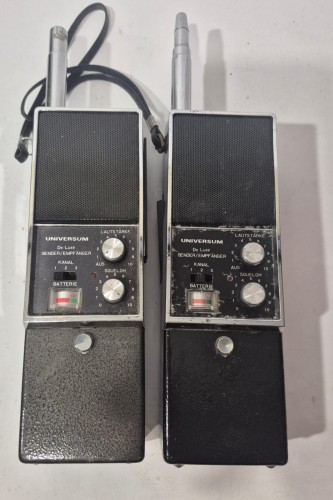 R-114 Para radiotelefonów Universum De Luxe BSG 3272 – walkie-talkie vintage, lata 70..jpeg